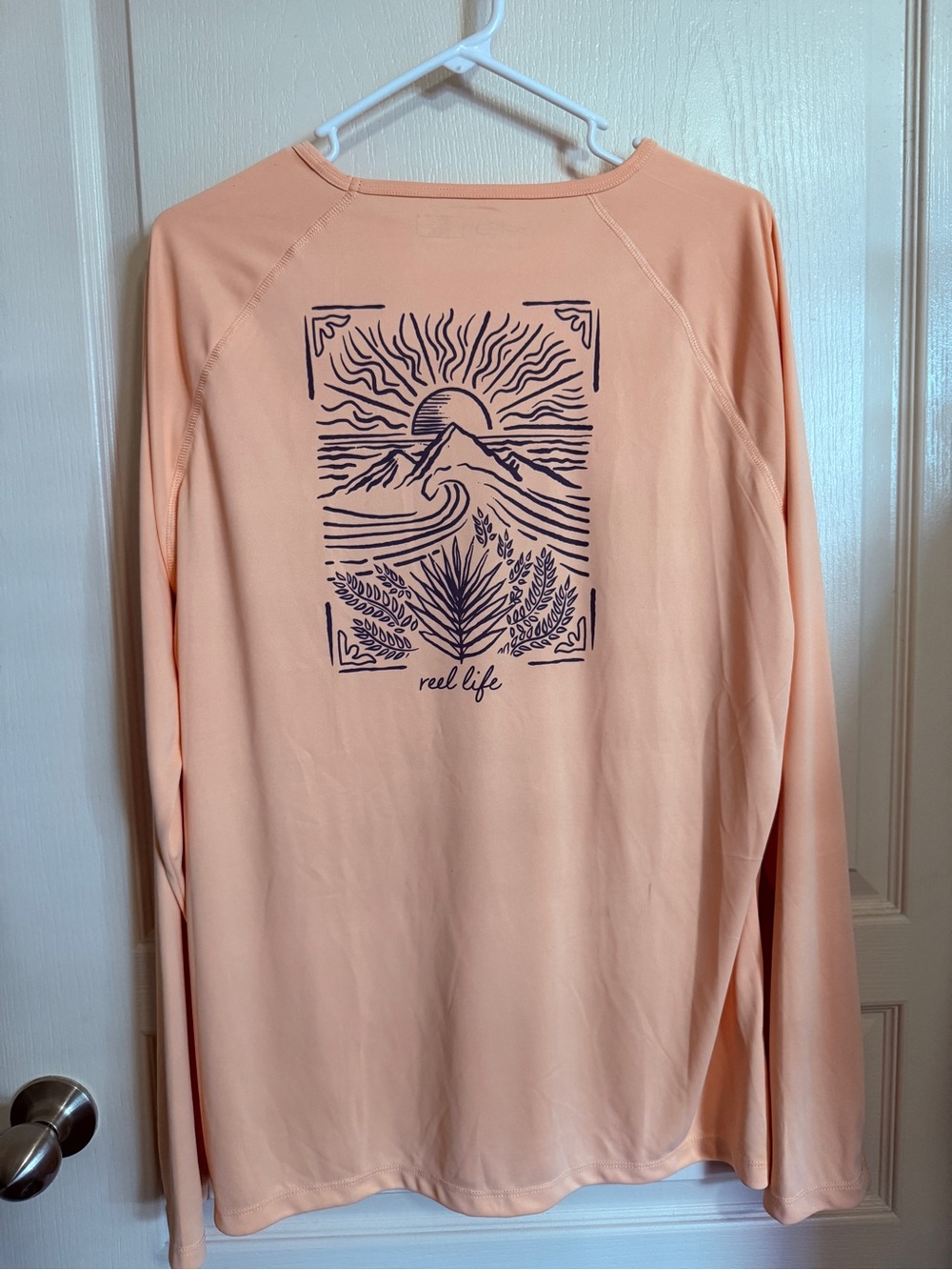 Reel Life Peach Graphic Tee - XXL